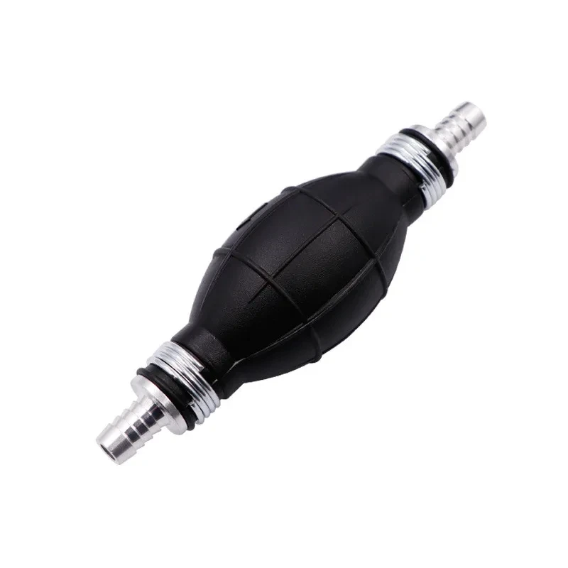 Rubber Aluminum Manual Fuel Pump Hand Primer Oil Gasoline Petrol Diesel Liquid Transfer Pump 6mm/8mm/10mm/12mm