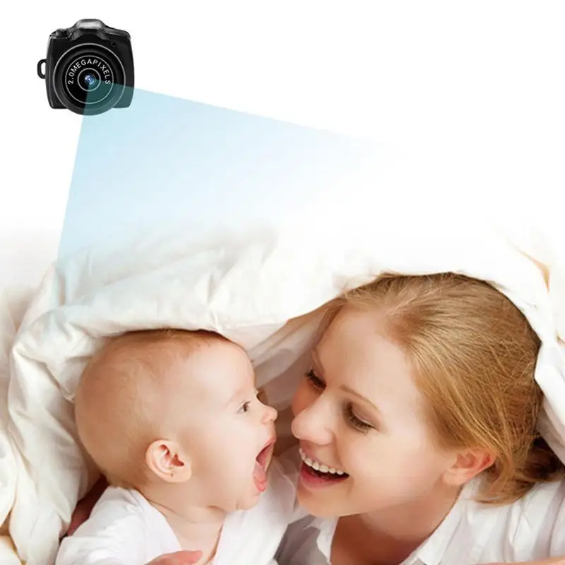 미니 카메라 DV DVR 소형 USB 충전 Y2000 카메라, 채팅 온라인 행잉, 640P480P 비디오 사이클링 하이킹 HD 카메라
