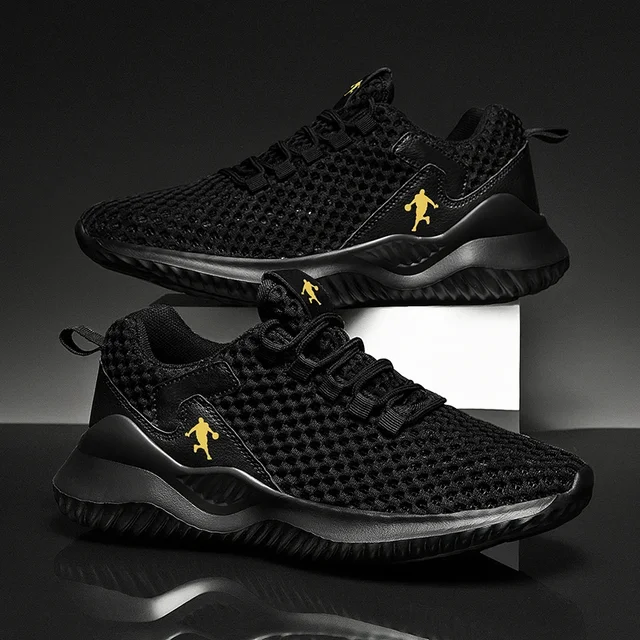 Men Sneakers Lightwhite Breathable Running Shoes for Men Mesh Summer Lace-Up Outdoor Walking Shoe Zapatillas De Deporte 3