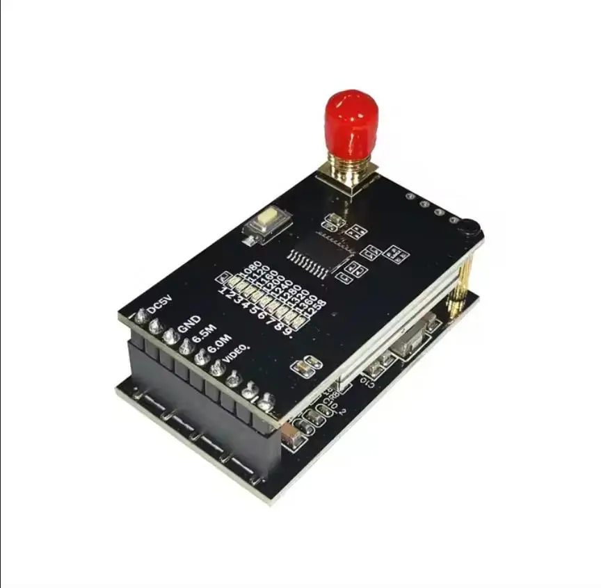 Récepteur vidéo FPV avec antenne dipôle et câble AV, intégré dans un kit puissant pour drone RC
