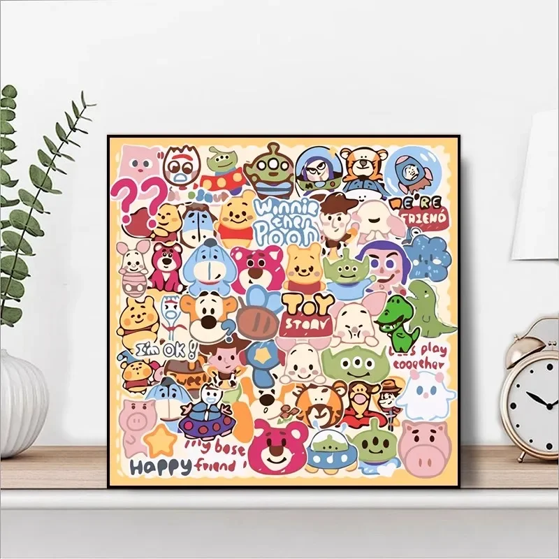 

168906 аниме мультфильм цифровая картина маслом наполнение цветная ручная картина маслом