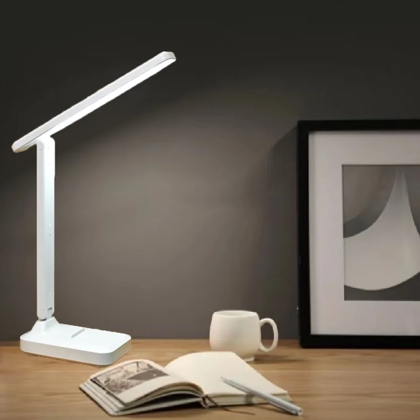 Dimmable Touch-Control Desk Lamp with Adjustable Brightness and Eye Protection