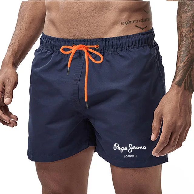 Men's Print Swim Shorts Summer Beach Surfing Sportswear Jogging Shorts Quick Dry Fitness Casual Summer Shorts 1