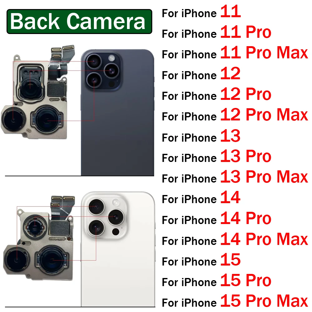 Upgradeable Rear Camera Flex Cable Module