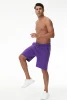 Summer Man Plus Size Shorts Baggy Cotton Stretch Sweatshorts, Hip Hop Jogging Pant 9" Inseam Zipper Pockets Sport Shorts for Men 3