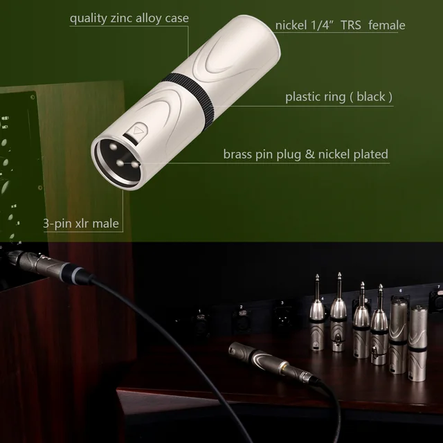 XLR 및 1/4인치 커넥터 간의 연결성 혁신