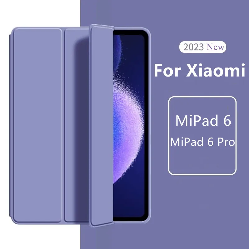 Voor Funda Xiaomi Pad 6 Hoesje Voor Xiaomi Mi Pad 6 Pro 11 Inch Hoesje Auto Wakker En Slaap Siliconen Hoes Funda Ondersteuning Opladen