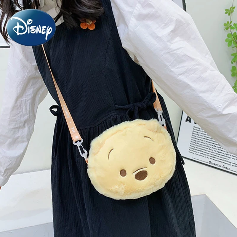 

Disney Winnie The Pooh Shoulder Bag for Girl Cartoon Crossbody Bag Lotso Alien Side Bags for Kid Mini Handbags Free Shipping