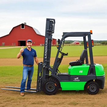 Veicolo per la movimentazione del contenitore Porta Carrello elevatore diesel di alta qualità 5,5 tonnellate Uso domestico Carrello elevatore da trasporto piccolo 4WD EPA Vendita personalizzata