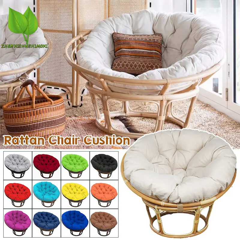 

Round Filling Cushion for Indoor and Outdoor, Rattan Chair Pad, Garden Seat, Relax Sofa Cushion without Chair