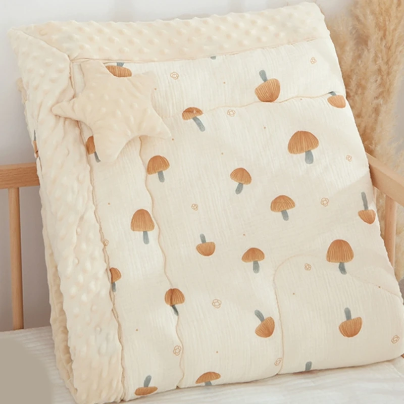 Baby Swaddles Blanket for Infant Boys Girls Autumn Winter Infant Stroller Cover Toddlers Crib Stuff Small Wrap Quilts A2UB