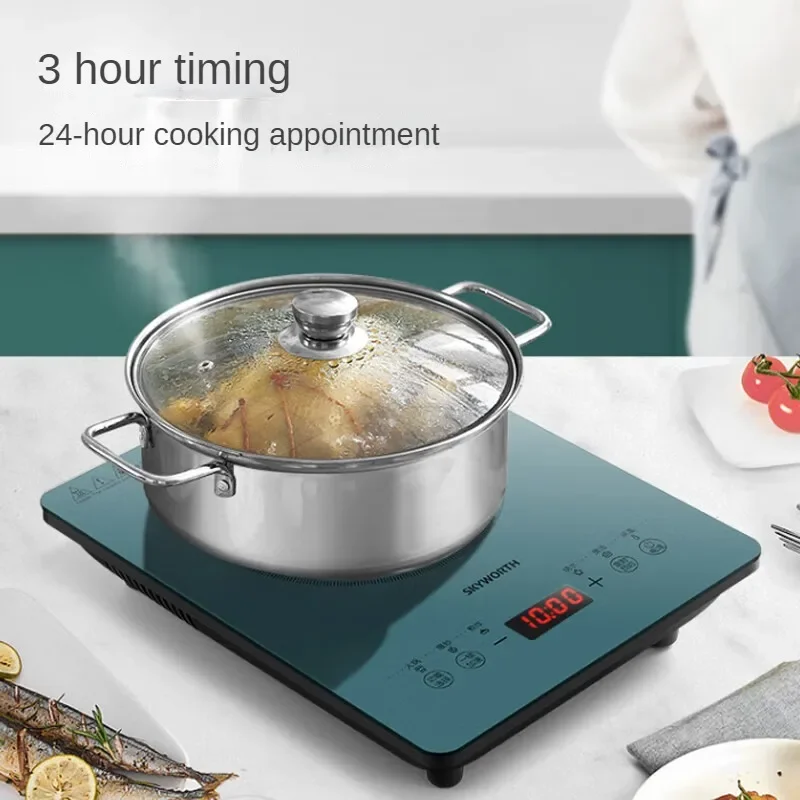 2200W High Power Induction Cooker with 8 Levels of Firepower and Timer Home Touch Control Button C122 cooktop