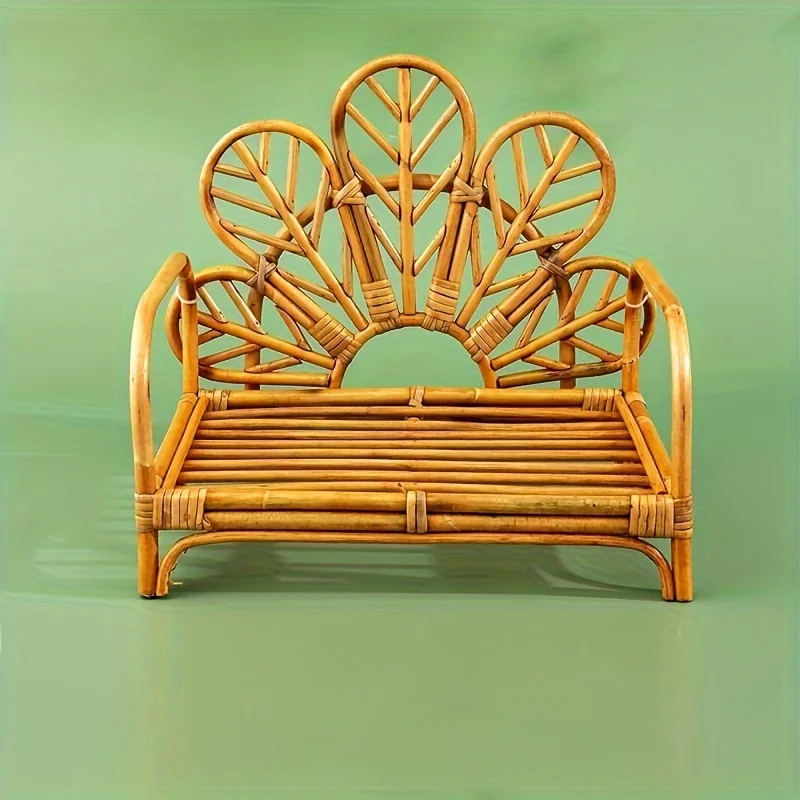 Accessoire De Photographie Pour Nouveau-né, Lit En Bois Ancien Rron