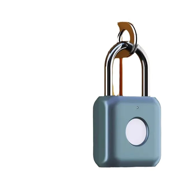 Cabinet Padlock Fingerprint Lock Student Dormitory Mini Padlock Fingerprint Identification Unlocking Smart Lock Charging 5