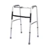 Deluxe One Button Folding Walker Adult Compact Elderly Handicap Medical Walking Aid Two-Button Medical Walkers Without Wheels 1