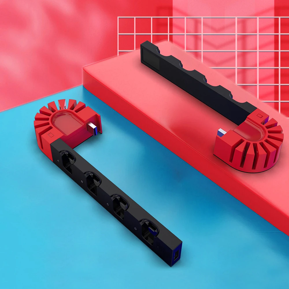 Per Switch Charger Controller Joy-Contro A 4 Porte Gamepad Dock Station Di Ricarica Per Switch Ns Caricabatterie Con Supporto 9 Slot Di Gioco