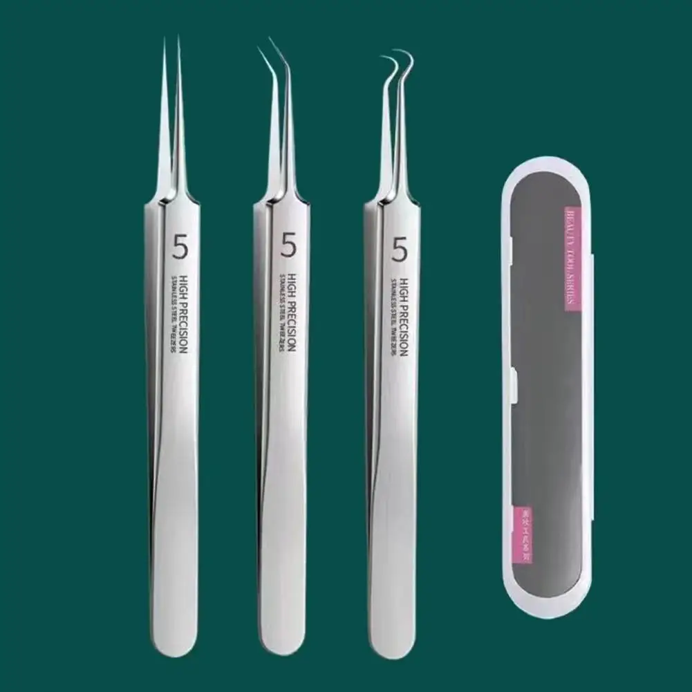 Professional Blackhead Remover Kit Blackhead Extractor Set Professional Remover Tweezers for Healthy for Complexion
