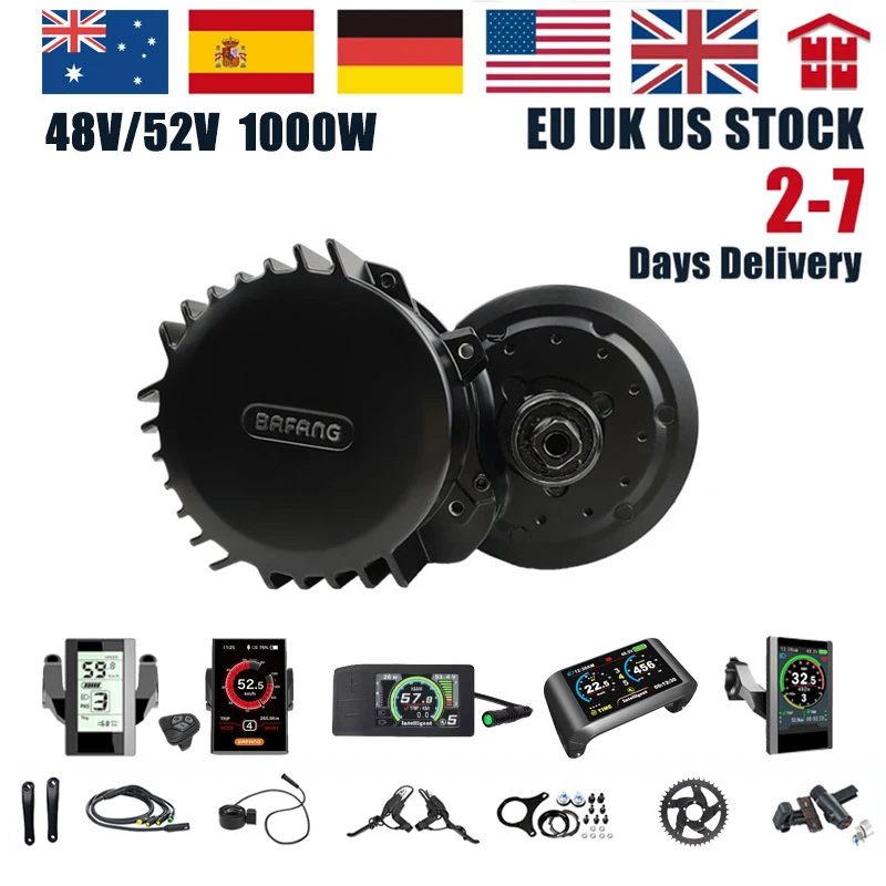Bafang BBSHD 1000W Motor 48V 52V Electric Bicycle Mid Drive Motor