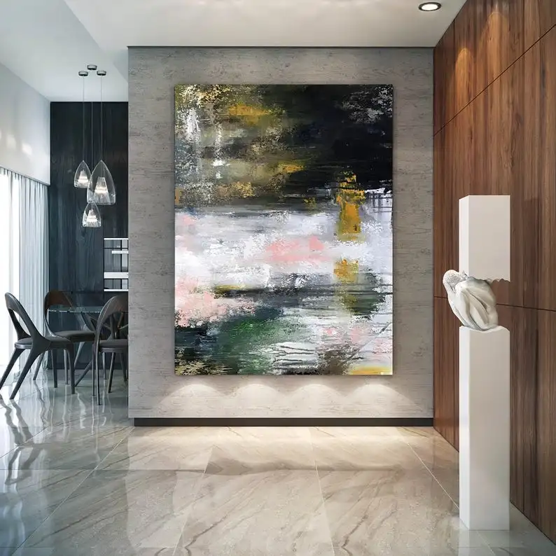 

Large Abstract Painting,Modern abstract painting,acrylics paintings,painting on canvas,xl abstract painting,textures painting