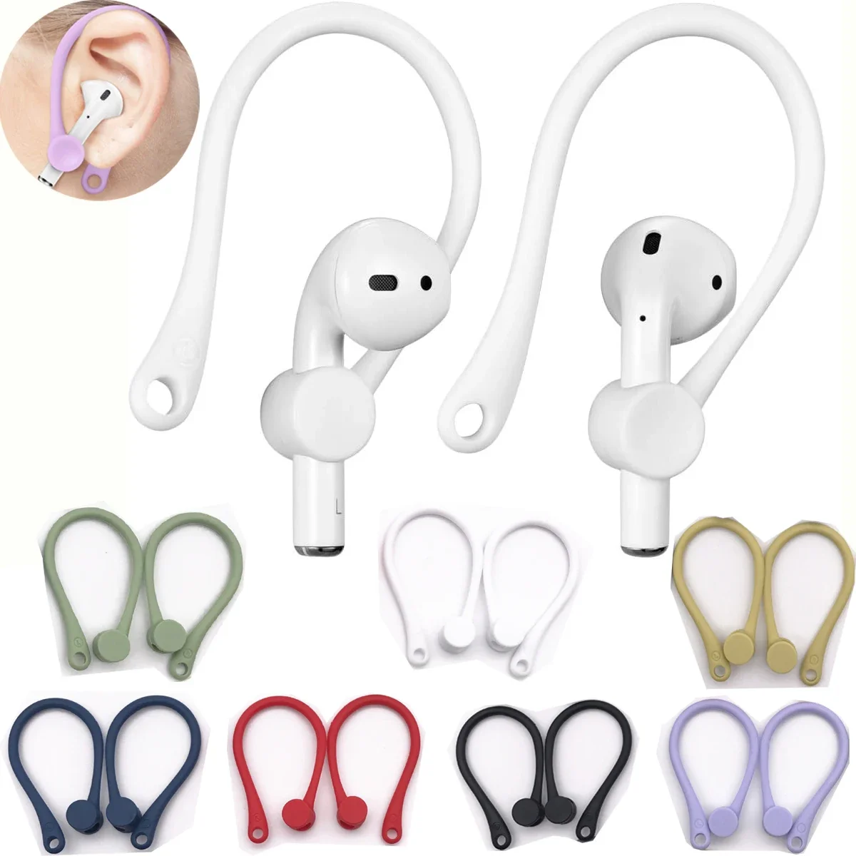 Wireless Earhooks Earphone Protector Holder for Sports