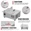 96W Table Saw Multifunctional Electric Desktop Saws 7 Gears Adjustable Woodworking Bench Saw Small Household DIY Cutting Machine 6