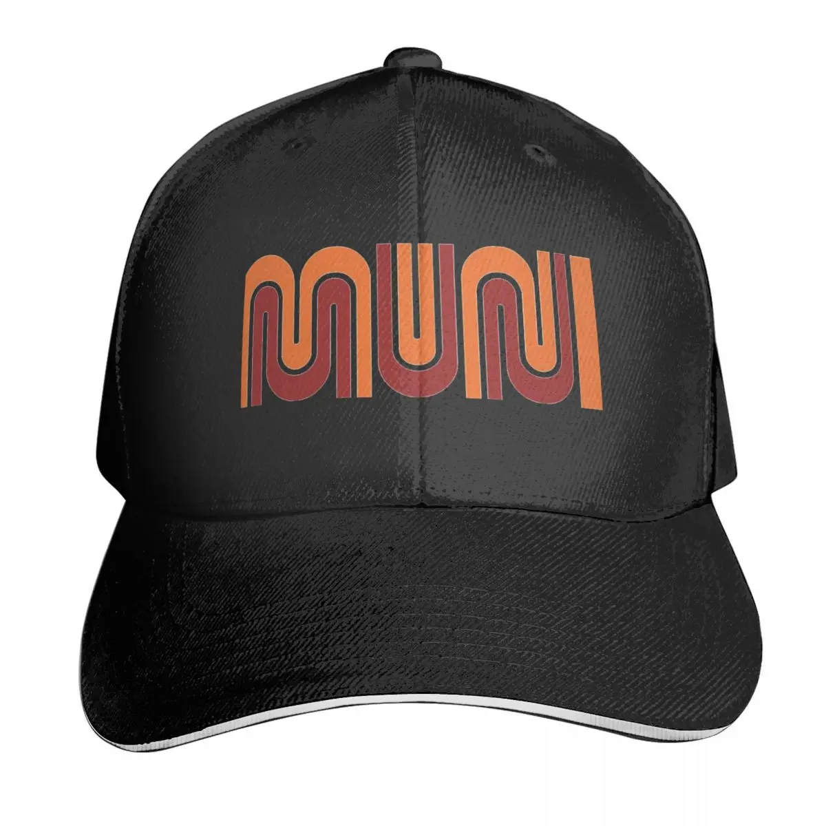 

MUNI Vintage Casquette, Polyester Cap Modern Moisture Wicking For Travel
