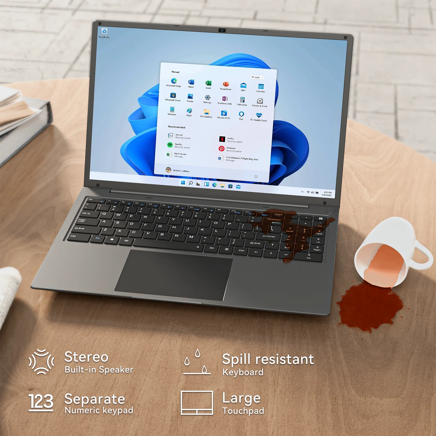 Adreamer ޴ ǻ PC Ʈ, 2560x1600 IPS ÷,  i5-1240P, 16GB DDR4, 1TB SSD, 55Wh,  11