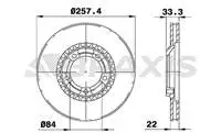 

Store code: AE0702 for the brake disc (aynali L300 BUS 1990) air