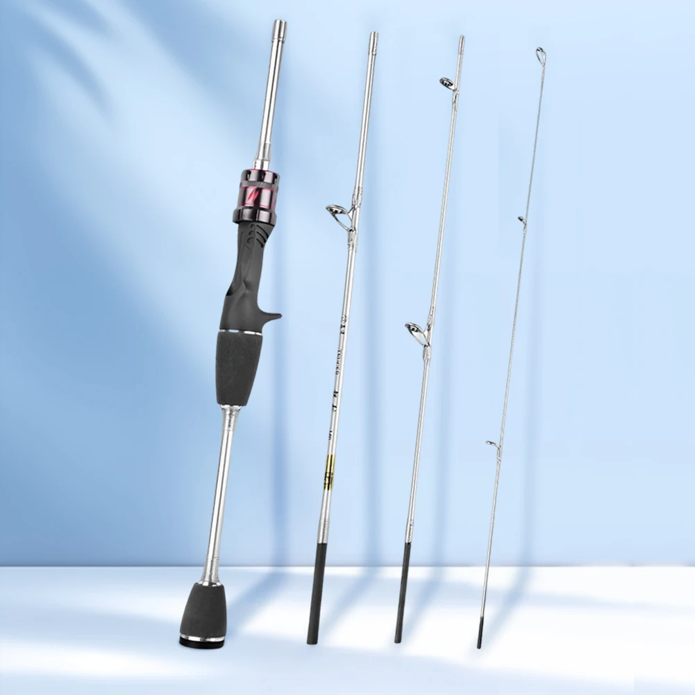 1.4M Casting Fishing Rods Ultralight Lure Trout Mini Pole 4 Section Carbon Fiber Poles Portable Casting Rod Fishing Equipment