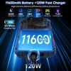 8849 SHARK 3 by Unihertz Rugged Smartphone Android 14 32GB 512GB Dimensity 8300 3K AMOLED Screen 11600mAh Night Camera 5G Phone 6