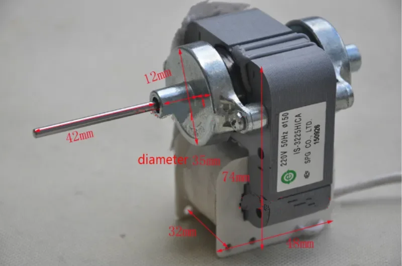 

dc motor Refrigerator cooling fan DC fan motor IS-3225HICA original new applicable Haier refrigerator