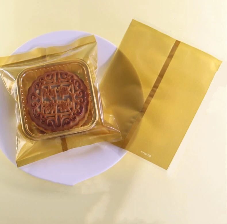 thumbnail image 1 of LBSISI Life, Bolsas de turrón para galletas, dulces, tartas de piña doradas y blancas, con sellado en caliente, para paquetes de alimentos con queso energético para fiestas de bodas, 100 unidades, 1 of 5