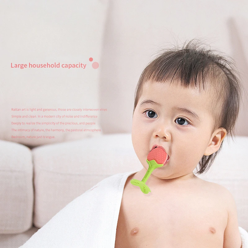 Silicone Fruit Feeder Baby Nipple Fresh Food Fruit Spiral Propelled