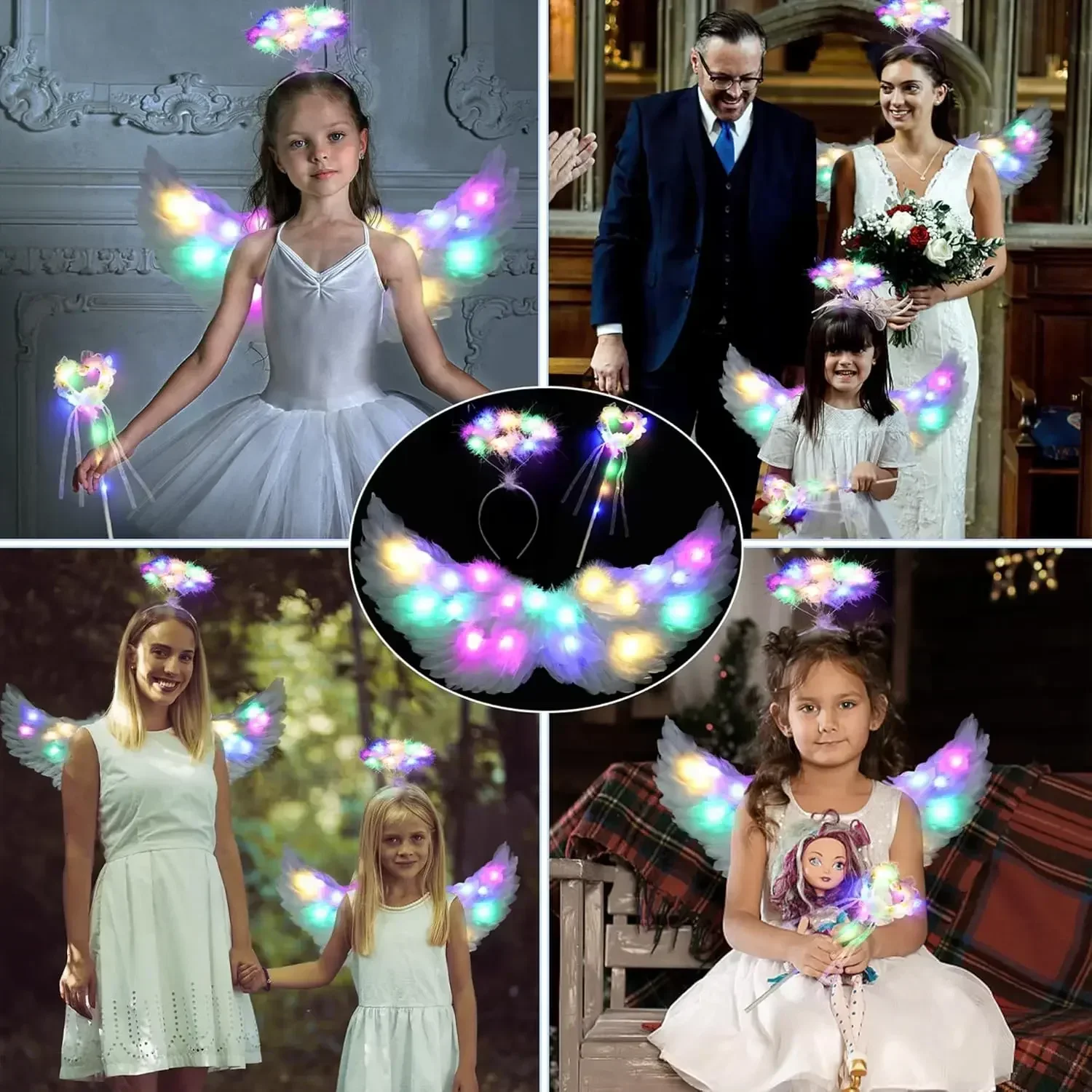 LED Angel Wings Set 5