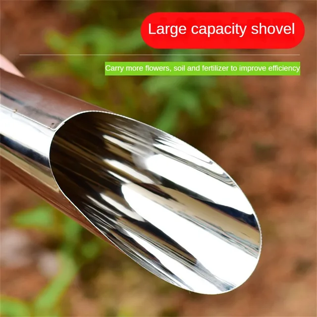 Rozsdamentes Acél Hordó Lapáthús Húsos Vödör Lapáttermék Virág Ültetési Lapát - Image 4