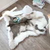 Faux Reindeer Fur Carpet Rug Plush Chair Cushion Sofa Cover Imitation Animal Leather Christmas Gift 2