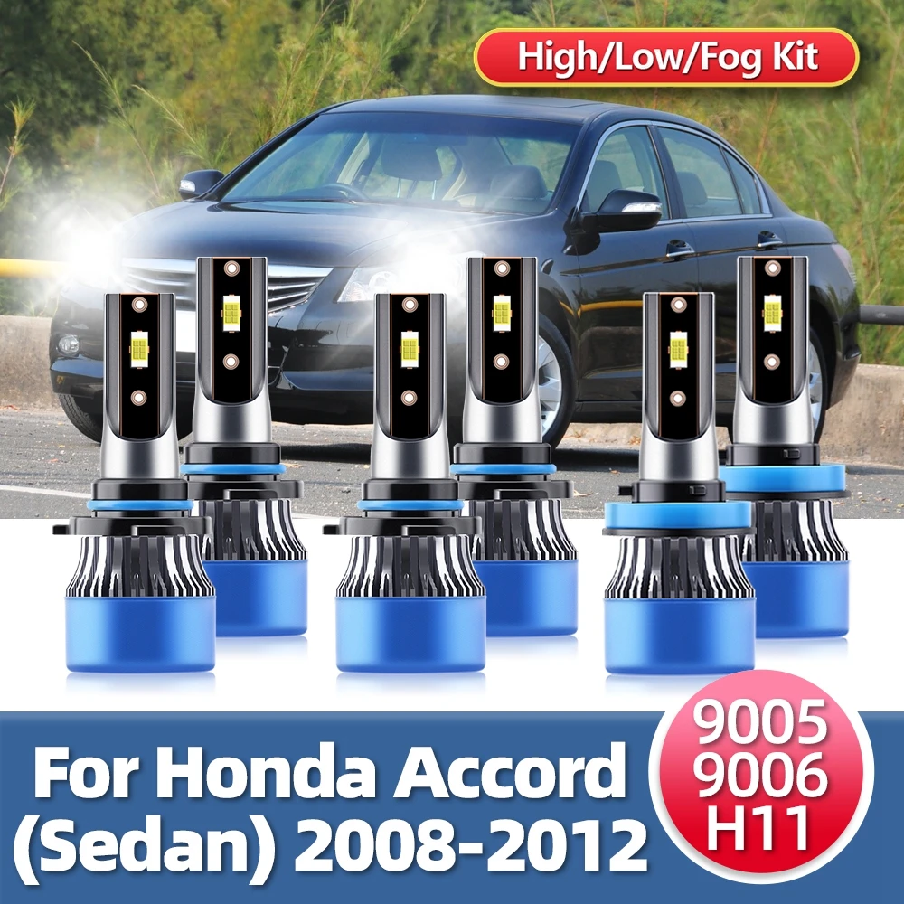 

LSlight Car Led Headlight Bulbs 110W High Bright 15000Lm CSP Fog Lamps 12V Kit For Honda Accord Sedan 2008 2009 2010 2011 2012