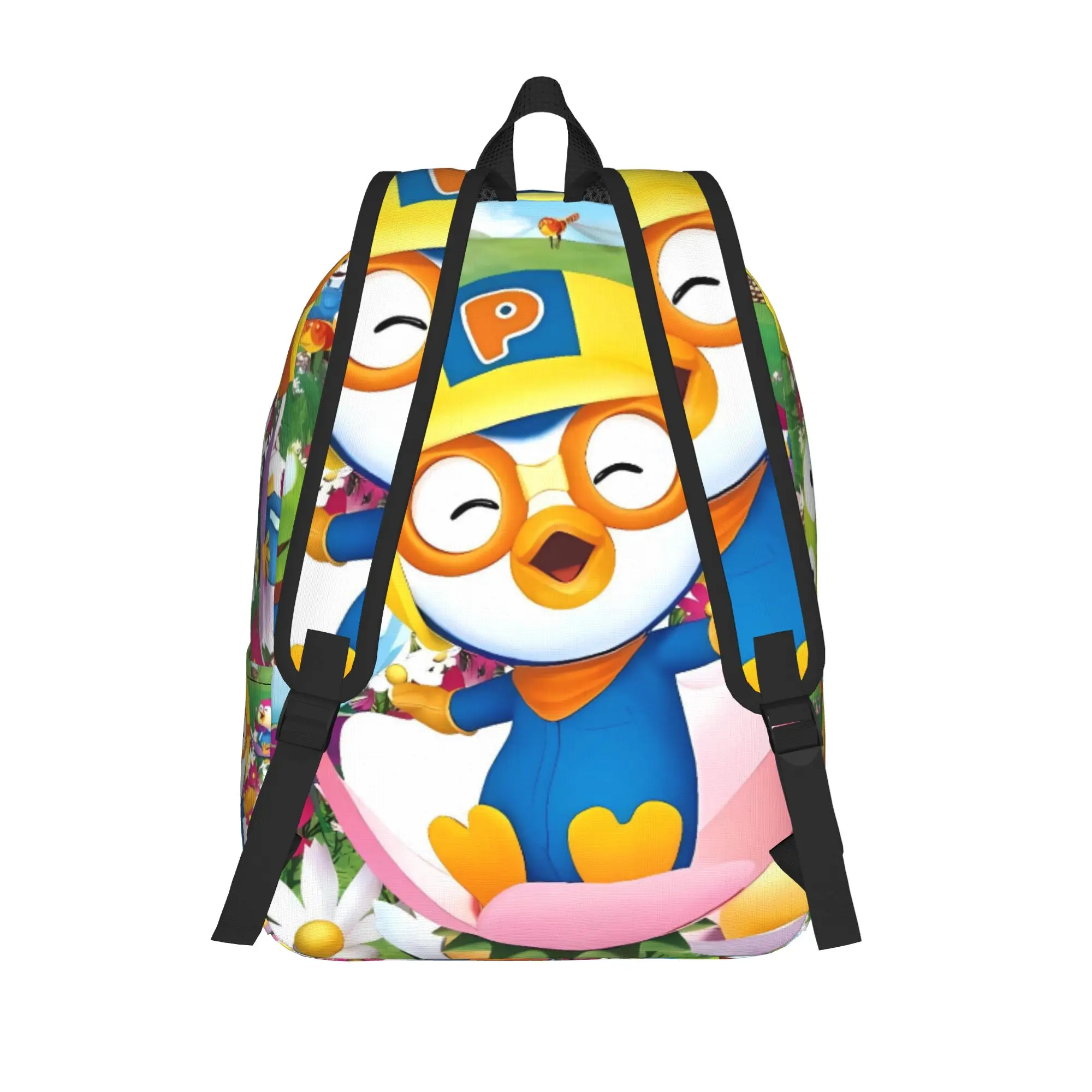 Zaino PororoS, Zaini per Uso Quotidiano, Borse Scolastiche Unisex, Zaino con Stampa di Design - immagine 3