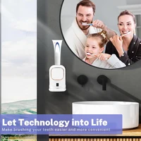 Automatic Toothpaste Dispenser USB Rechargeable Wall Mounted Toothpaste Squeezer Self Adhesive Toothpaste Squeezer for Bathroom 2