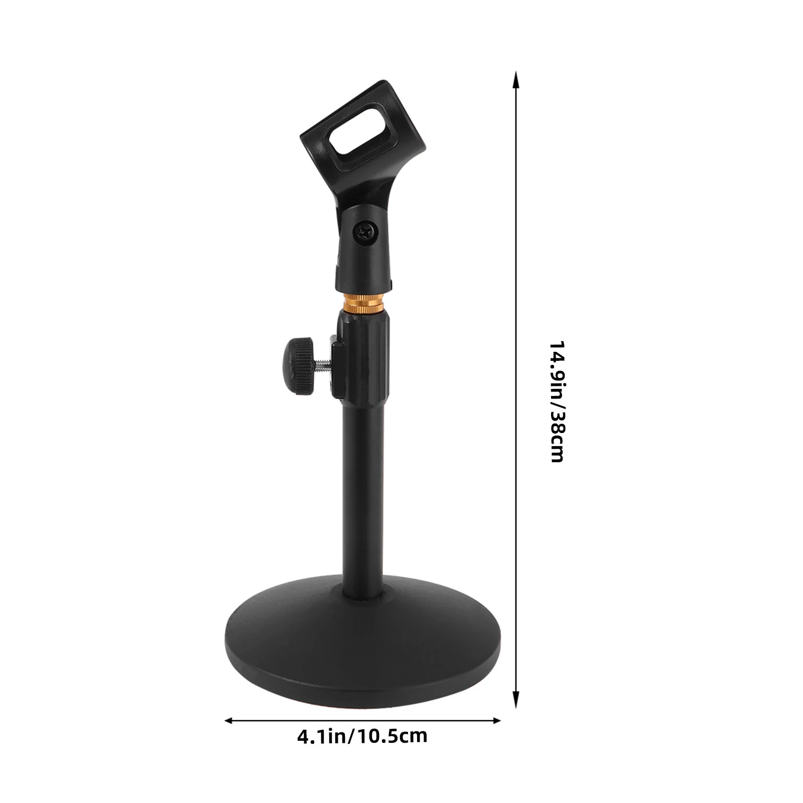 Flexible Microphone Stand Desktop Rack Round Base Liftable Bracket For Singing Recording Mic Holder Tripod Accessories Parts