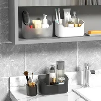 Makeup Organizers Toiletries Storage Box Desktop Organzier Sundries Container Bathroom Closet Storge Home Accessories 2