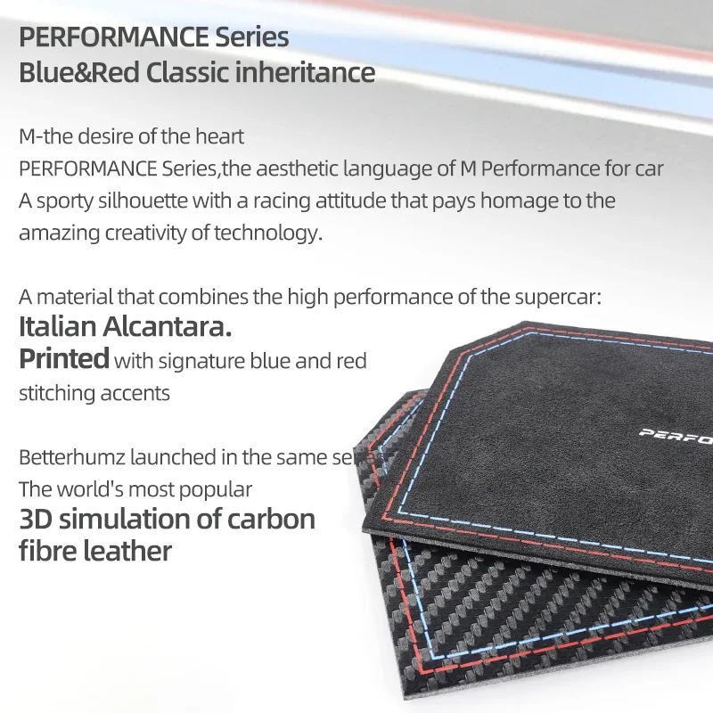 For BMW G30 G32 G38 Series 5 6 GT Storage Cup Holder Anti-slip Mat MP Carbon Fiber Car Interior Accessories car interior trim