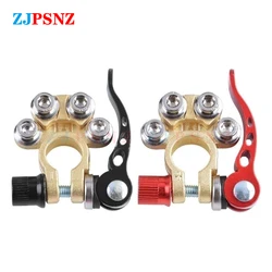 Quick Disconnect Car Cable Connector Battery Bornes Main Cable Post Clamp Terminal Screw Connection Positive Negative Truck Boat