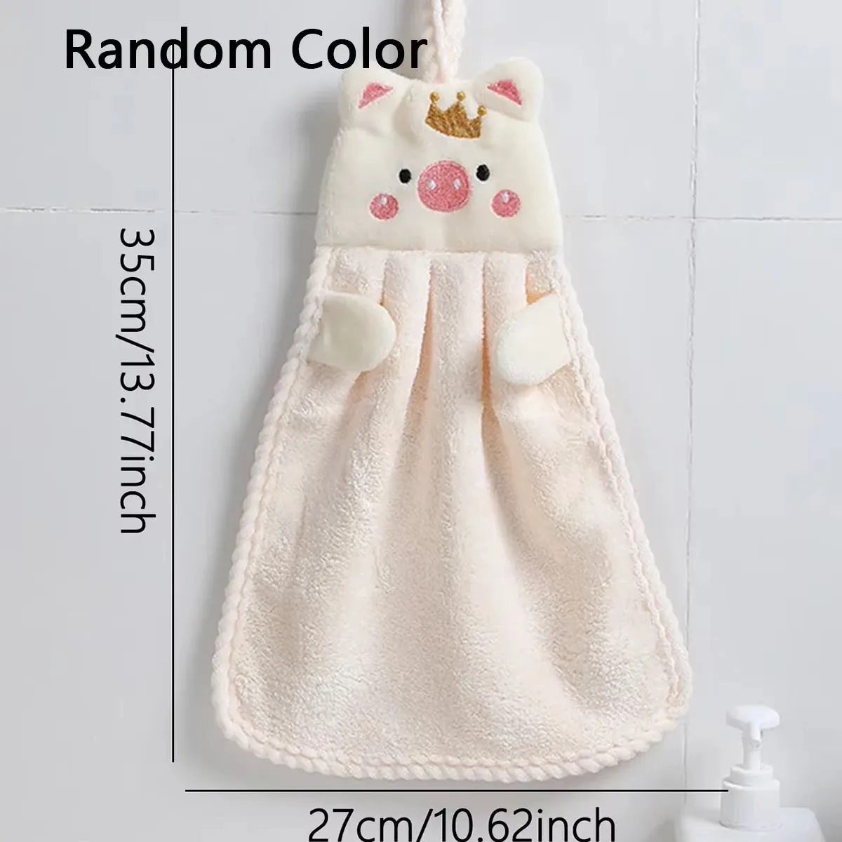 1pc Square Towel Face Towel Strong Water Absorption
