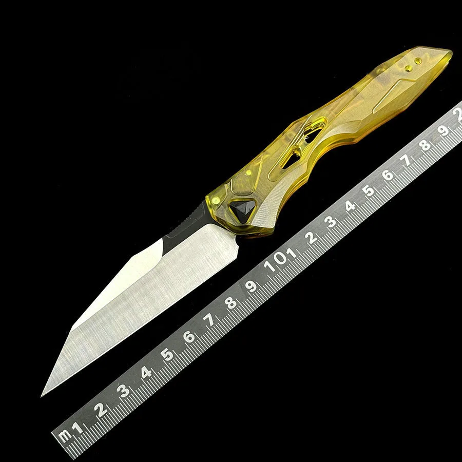 

KS 7650 Launch 13 PEI Handle CPM-154 Folding Knife Outdoor Camping Hunting Pocket EDC Tool Knife