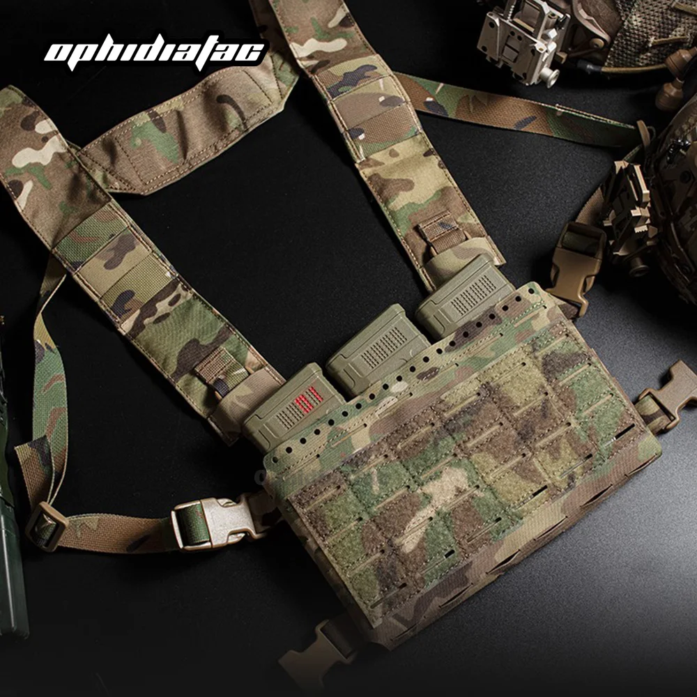 

Tactical MOLLE MK5 Chest Rig SSMKV Micro Fight Chassis Placard Hook Loop Airsoft Magazine Pouch Plate Carrier Vest Equipment