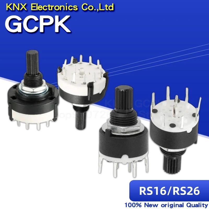 RS16-RS26-Selectable-Band-Rotary-Channel-Selector-Switch-Single-Deck ...