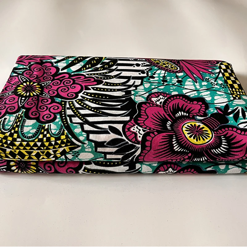 NEW African prints batik fabric realwax patchwork sewing dress crafts cloth cotton good price high quality Ankara tissu 6 yards