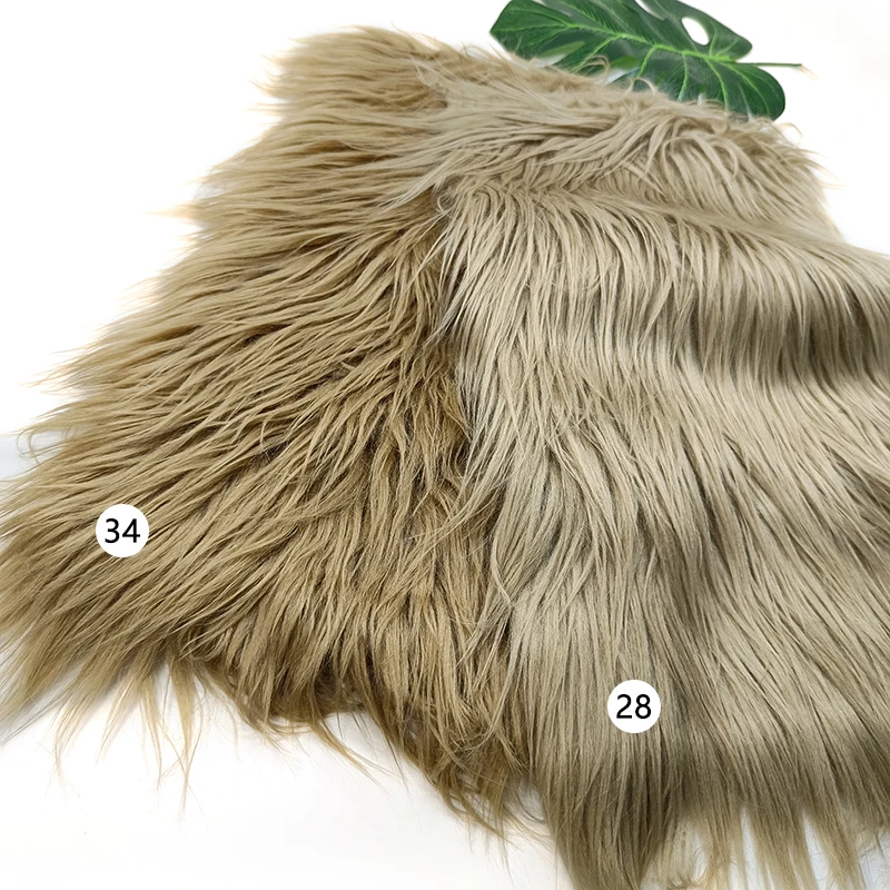 Gorąca wyprzedaż 8cm długości sztuczne futro 100% poliestrowe bawełniana lalka włosy pluszowe wypełnione ręcznie zdobione materiały tła