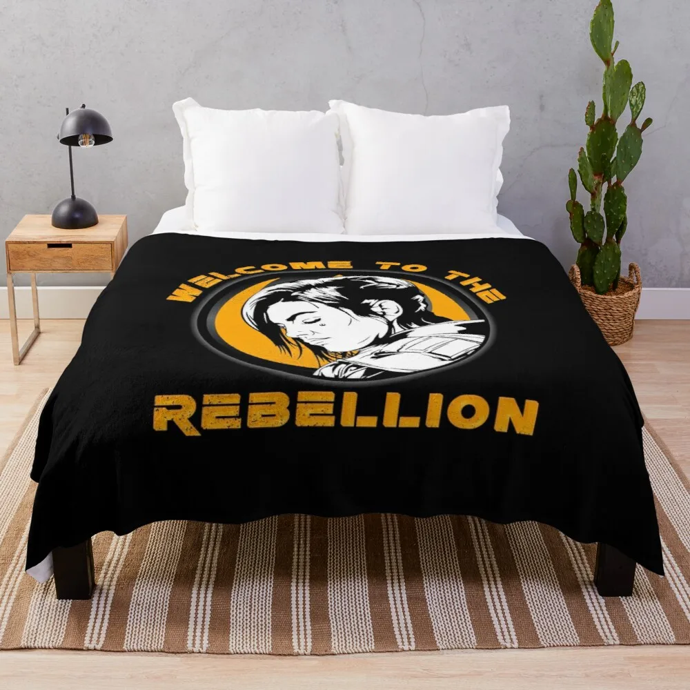 

Gina Carano - Welcome to the Rebellion Throw Blanket Luxury Thicken Blanket